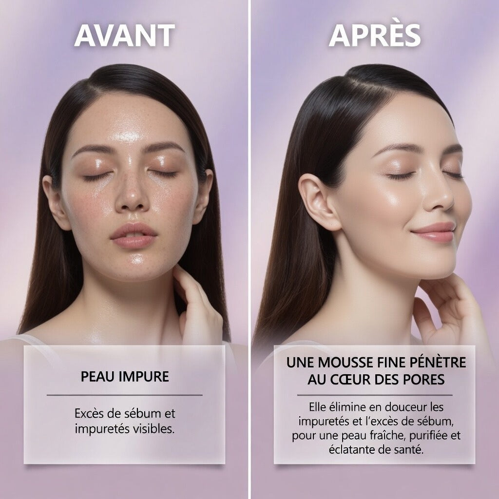 Mousse Nettoyante Visage au Riz | Hydratation & Éclat Naturel